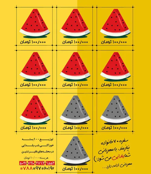 ♥ ️سفره ۷۰ خانواده با مهربانی شما یلدایی می شود.