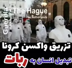 جمعی از هنرمندان هلند اینگونه واکسن کرونا را تشبیه کردند!