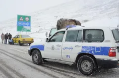 حضور نیروهای انتظامی و پلیس راهور در جاده ها برای کمک به 