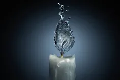 شعله ای از آب ....چه زیباست...
