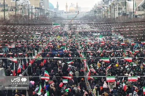 حضور  ۲۱ میلیونی ایرانی ها در راهپیمایی ۲۲ بهمن