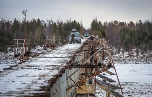 خطرناک ترین پل جهان در روسیه