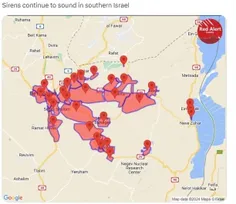 ادامه آژیر هوایی در سراسر سرزمینهای اشغالی به معنای رسیدن