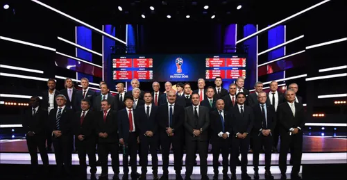 عکس یادگاری سرمربیان تیم های حاضر در جام جهانی 2018 روسیه