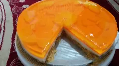 کیک باروکش ژلہ.