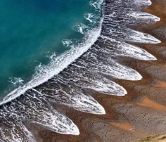 ساحلی اسرار آمیزی به نام "کاسپ" در انگلستان با موج های سی