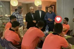 📸حضوروزیرورزش دراردوی تیم ملی❤🌱