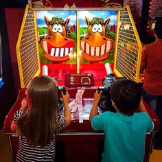 Children playing with a horse play in #Mashhad's Wonderla