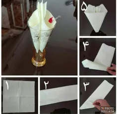 ایده تزیین دستمال 