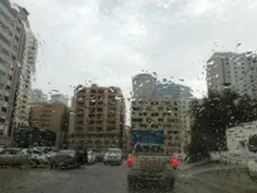 الحمدالله😍 امارات #دبی #بارون #حال خوب #