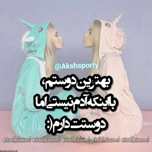 بهترین دوستم بااین که ادم نیستی اما دوستت دارم💖