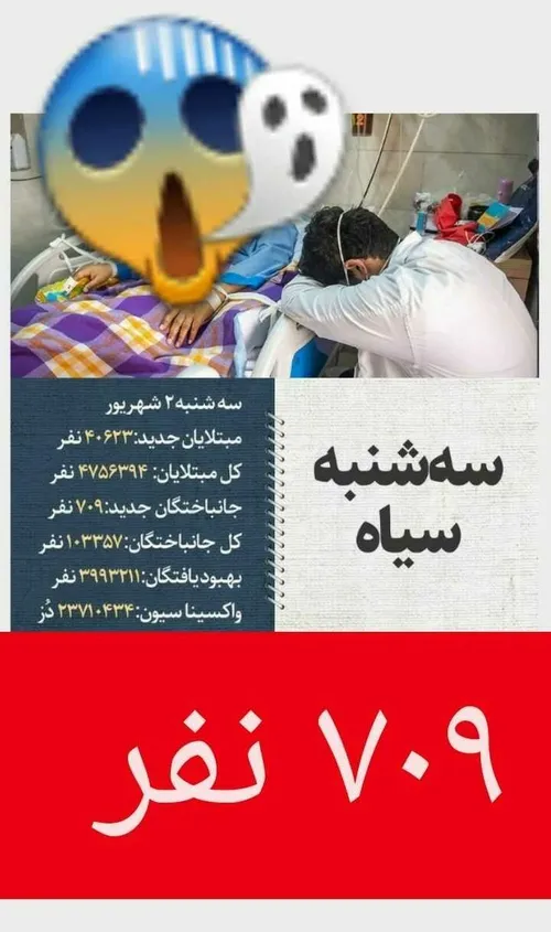 سه شنبه سیاه کرونایی