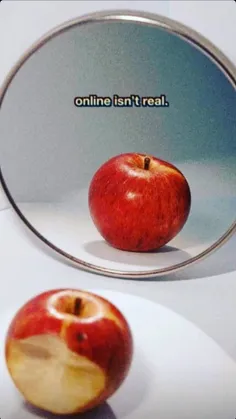 online isn't real...