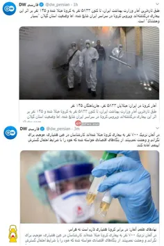 تفاوت پوشش ‎ #کرونا ویروس در ‎ایران و ‎آلمان از نگاه بخش 
