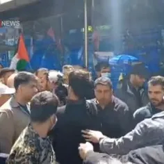 حضور قالیباف در راهپیمایی روز قدس تهران 