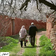 کوچه باغ های روستای تاریخی ابیانه ، نطنز ، اصفهان