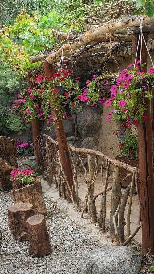 ایران زیبا باغ گلها اصفهان