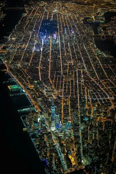 تصویر هوایی از #نیویورک 😍