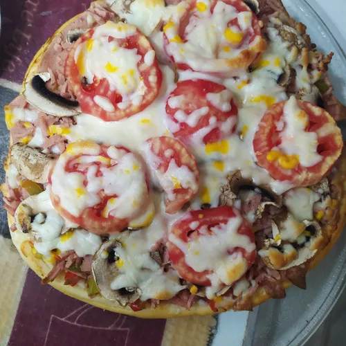 انواع پیتزا خودم درست کردم برای همه😍