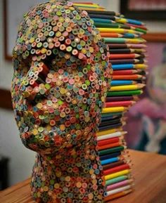 خلاقیتی جالب با مداد رنگی