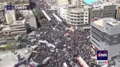 تصاویرهوایی از راهپیمایی بزرگ روز قد.س در پایتخت