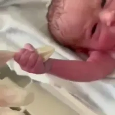 نوزاد تازه بدنیا آمده 