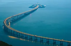 طولانی‌ترین پل روی آب جهان در چین
