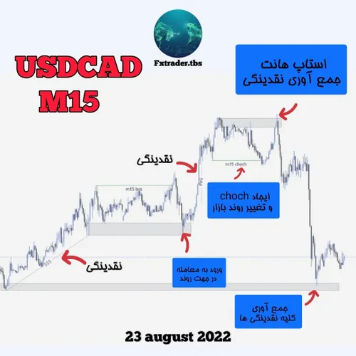 ساختار بازار جفت ارز USDCAD