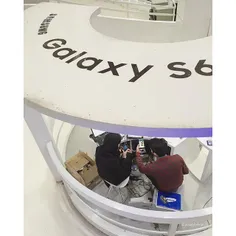 Colleagues at a funky #Samsung store are sharing things o
