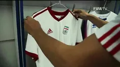 پیراهن اصلی تیم‌ملی ایران در جام‌جهانی روسیه