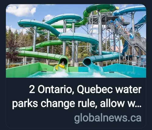 ‏دو تا از پارک های آبی پرطرفدار در کانادا قوانینشون رو تغ