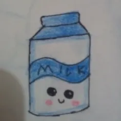 مینی نقاشی های من از پاکت شیر