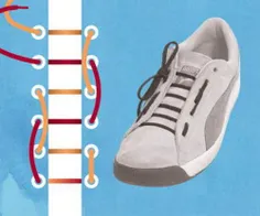 آموزش بستن بند کفش 4
