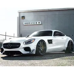 AMG GT S on a set of @alphaonewheels