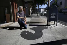 «جیمز گلدن»#هنرمند آمریکایی در خیابان های شهر کالیفرنیا#س
