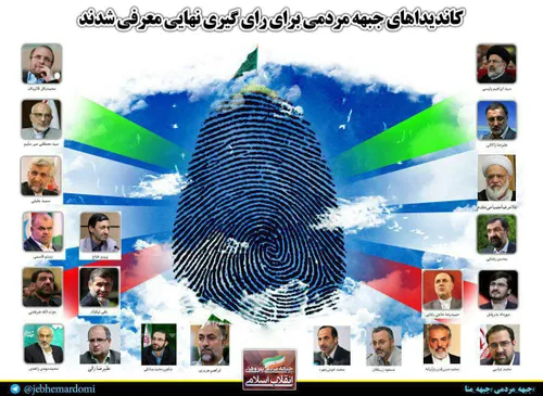 کاندیداهای جبهه مردمی نیروهای انقلاب اسلامی برای رای گیری