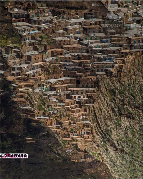 عکسی شگفت انگیز از روستای اورامان کردستان !