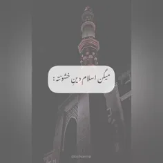 خدایا صدمرتبه شکرت که دین من اسلام است ودین محمدی الهم صل