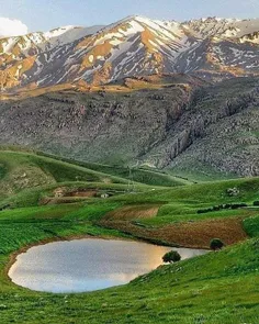 آبگیر کوه گرین روستای وراینه نهاوند #همدان ، ایران زیبا م