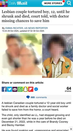 ♦️دو زن #همجنسباز کانادایی کودکی که به سرپرستی گرفته بودن