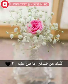 #گَلبك من صّـخر ، ماحـن عليَه ..؟ 🖤