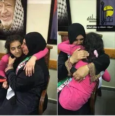 آزادی جوانترین زندانی فلسطینی، اشرف الواوی، پس از دستگیری