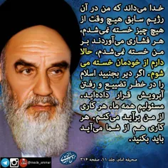 هر کاری از دستتان بر می آید بکنید نکند امام خامنه ای را ه