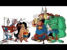 پیری سوپرمن ،هالک،تور،مردعنکبوتی،واندرومن