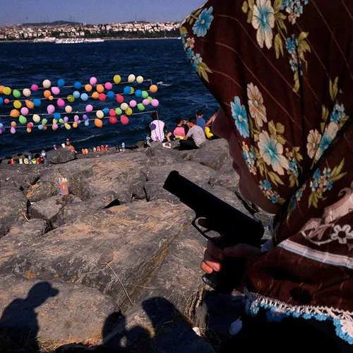 The banks of The Bosphorus were packed on a warm, breezy 