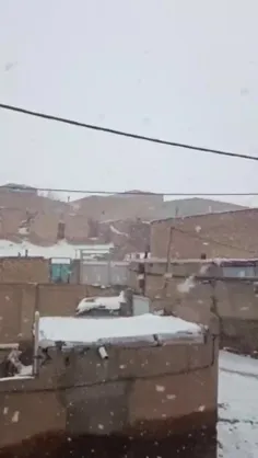 ❄️بارش برف در پنجاه و ششمین روز بهار/ بستان آباد
