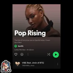 به پلی لیست Pop Rising آهنگ VIBE اضافه شد