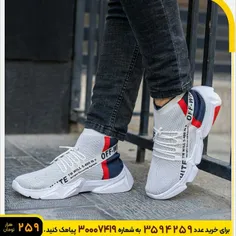 🏆کفش ورزشی Off-White مردانه دو رنگ مدلSasan