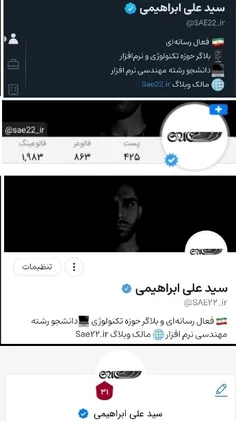 تیک آبی سبد علی ابراهیمی در پلتفرم های ایرانی 