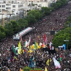 حضور ۳ میلیون نفر در تشییع شهید رئیسی در مشهد